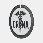 CRNA Certified Nurse Anesthetist Gifts Glas Ornament (Voorkant links)