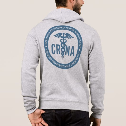 CRNA Certified Nurse Anesthetist Gifts Hoodie (Achterkant)