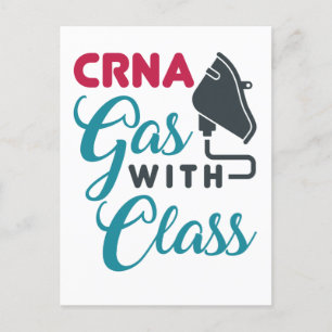 CRNA-gas met klasse Funny Appreciation Briefkaart