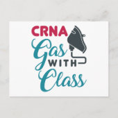 CRNA-gas met klasse Funny Appreciation Briefkaart (Voorkant)