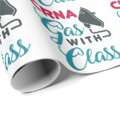 CRNA-gas met klasse Funny Appreciation Cadeaupapier (Rol Hoek)