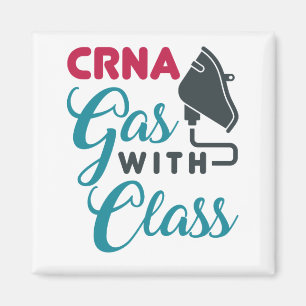 CRNA-gas met klasse Funny Appreciation Magneet