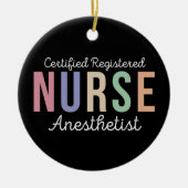 CRNA-gecertificeerde anesthesist voor verpleegkund Keramisch Ornament (Voorkant)