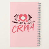 CRNA-gecertificeerde anesthesist voor verpleegkund Notitieboek (Achterkant)