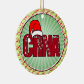 CRNA-gecertificeerde anesthesist Zurse Anesthetist Keramisch Ornament (Rechts)