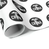 CRNA-gecertificeerde anesthetistische zurenschenki Cadeaupapier (Rol Hoek)