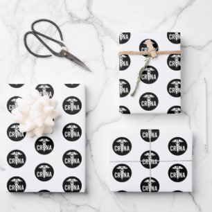 CRNA-gecertificeerde anesthetistische zurenschenki Inpakpapier Vel