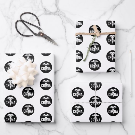 CRNA-gecertificeerde anesthetistische zurenschenki Inpakpapier Vel (Voorkant)
