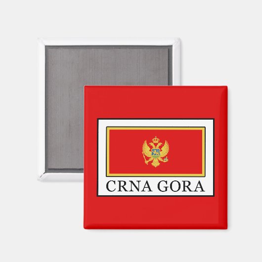 Crna Gora Magneet (Voorkant / Achterkant)