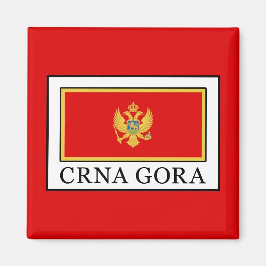 Crna Gora Magneet (Voorkant)