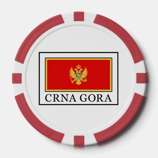 Crna Gora Poker Chips (Voorkant)