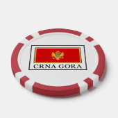 Crna Gora Poker Chips (Enkel)
