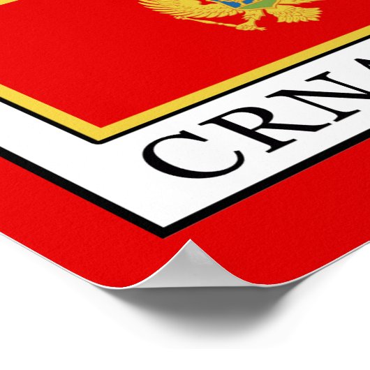 Crna Gora Poster (Hoek)