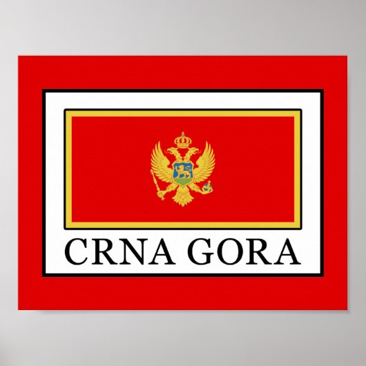 Crna Gora Poster (Voorkant)