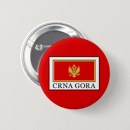 Crna Gora Ronde Button 5,7 Cm (Voorkant /achterkant)