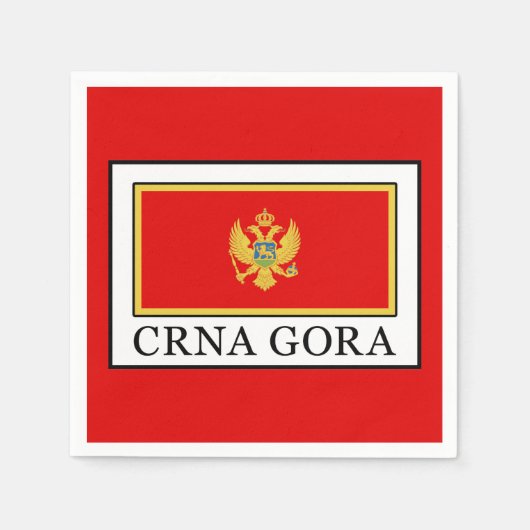 Crna Gora Servet (Voorkant)