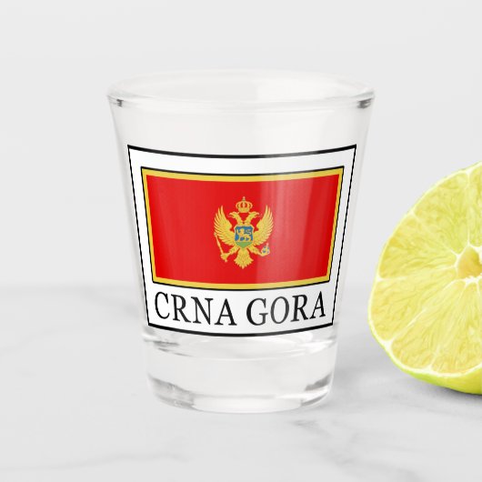 Crna Gora Shot Glas (Voorkant)