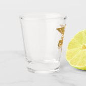 CRNA (goud) Shot Glas (Links)
