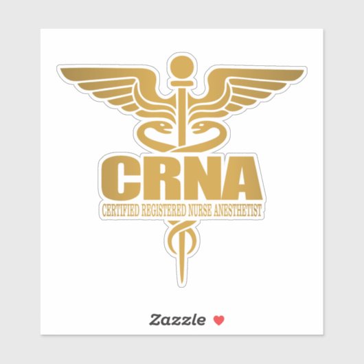 CRNA (goud) Sticker (Vel)