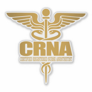 CRNA (goud) Sticker