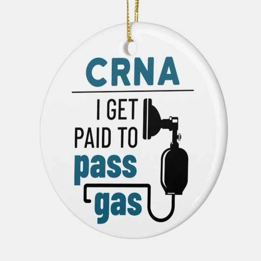 CRNA I wordt betaald aan het passeergas Keramisch Ornament (Links)