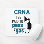 CRNA I wordt betaald aan het passeergas Muismat (Met muis)