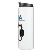 CRNA I wordt betaald aan het passeergas Thermosbeker (Geroteerd rechts)