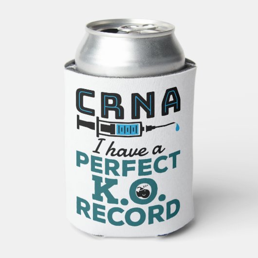 CRNA ik heb een perfecte K.O.record Blikjeskoeler (Blikje Voorkant)