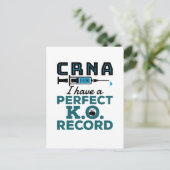CRNA ik heb een perfecte K.O.record Briefkaart (Staand voorkant)