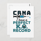 CRNA ik heb een perfecte K.O.record Briefkaart (Voorkant / Achterkant)