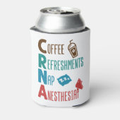 CRNA-koffie verfrist nap-anesthesie Blikjeskoeler (Blikje Achterkant)