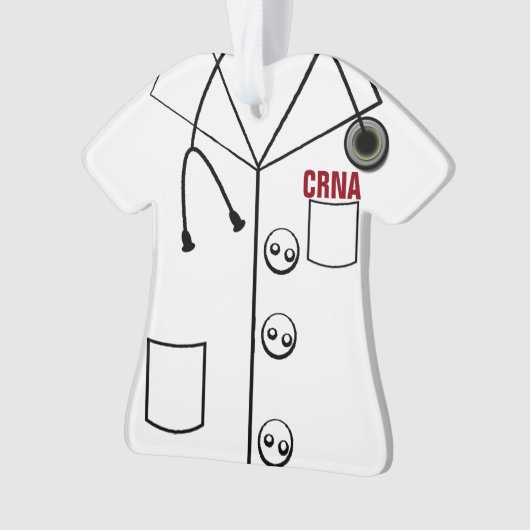 CRNA LAB COAT ORNAMENT CHRISTMAS () (voorkant)
