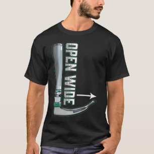 CRNA laryngoscope Anesthesioloog Intubatie T-shirt