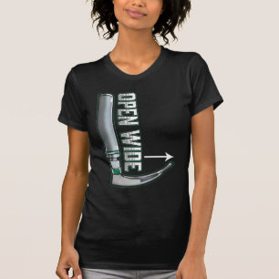 CRNA laryngoscope Anesthesioloog Intubatie T-shirt