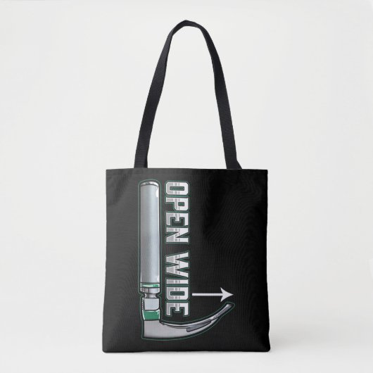 CRNA laryngoscope Anesthesioloog Intubatie Tote Bag (Voorkant)
