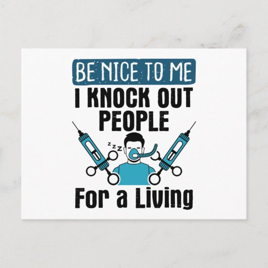 CRNA neuro-anestheticus Briefkaart (Voorkant)