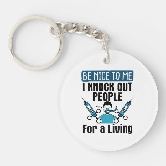 CRNA neuro-anestheticus Sleutelhanger (Voorkant)
