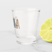 CRNA Nurse anesthetist Cheetah leopard print Shot Glas (Rechts)