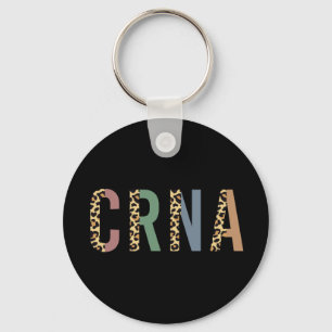 CRNA Nurse anesthetist Cheetah leopard print Sleutelhanger