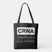 CRNA-verpleegkundige anesthesioloog Tote Bag (Achterkant)