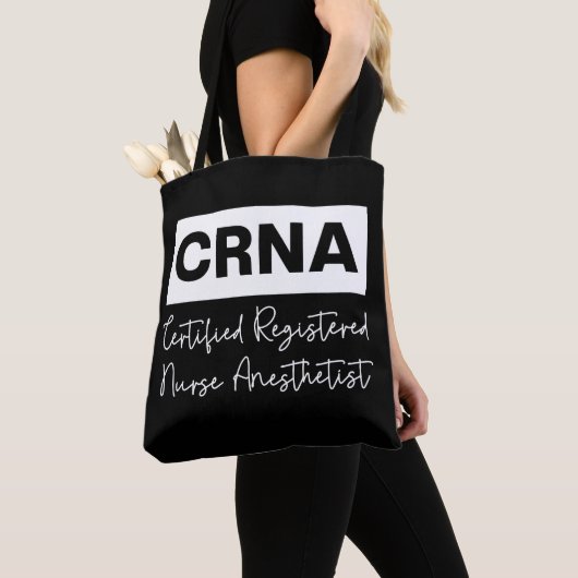 CRNA-verpleegkundige anesthesioloog Tote Bag (Dichtbij)