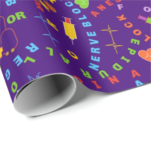 CRNA verpleegkundige anesthesist inpakpapier (Rol Hoek)