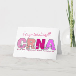 CRNA-verpleegkundige anesthesist kaart