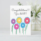 CRNA Verpleegkundigen Gefeliciteerd Bedankkaart (Staand voorkant)