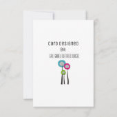 CRNA Verpleegkundigen Gefeliciteerd Bedankkaart (Achterkant)