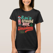 CRNA zuster Kerstmis Roc rond Kerstmis T-shirt (Voorkant)