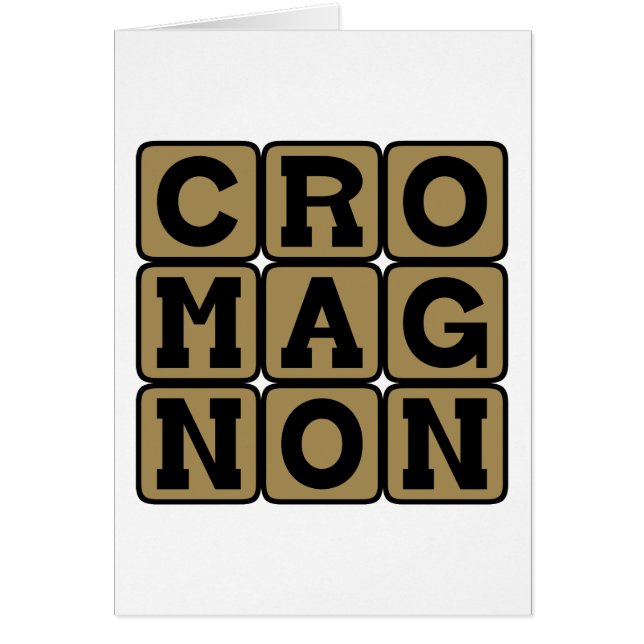 Cro-Magnon, vroege moderne mens (Voorkant)