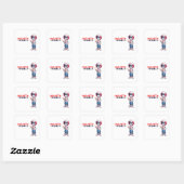 CRO@ VIERKANTE STICKER (Vel)