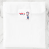 CRO@ VIERKANTE STICKER (Tas)