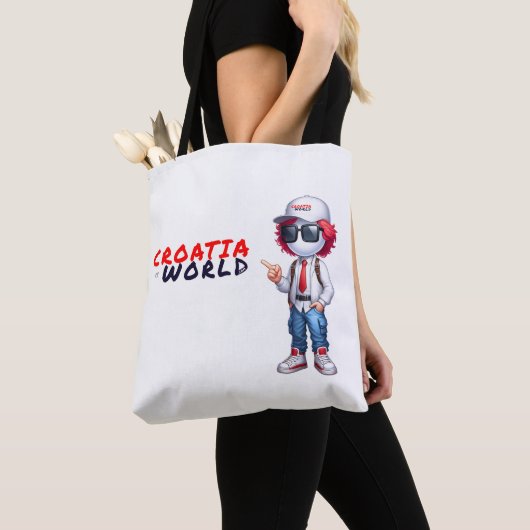 CRO@ - Wit Tote Bag (Dichtbij)